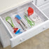 iDesign Decorative Countertop Vanity Tray Organizer for Bathroom, Bedroom, Closet, Entryway, The Clarity Collection –