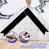 Rug Tape - 16 Pcs Dual Sided Washable Removable Non-Slip Adhesive for Area Rugs on Hardwood Floors