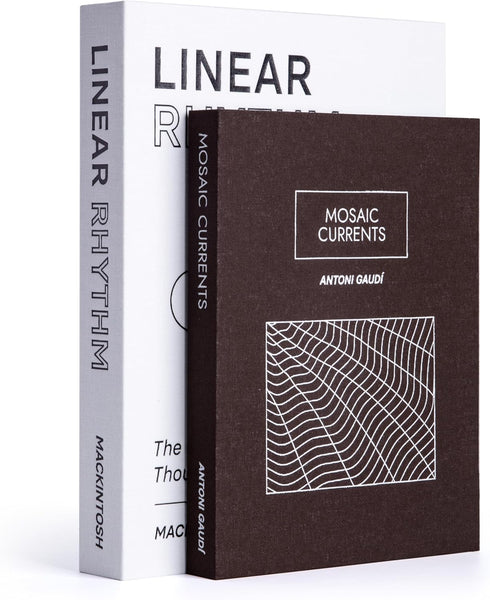 Decorative Books, Set of 2 | Elegant Modern Linen Boxes for Coffee