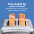 Hamilton Beach 2 Slice Toaster, Extra-Wide Slots, Bagel Setting, Stainless Steel, Auto-Shutoff & Cancel Button