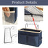 Someteth Phones2pc Bedside Caddy Bedside Hanging Storage Basket Multi-Function Organizer Caddy for Bunk and Hospital