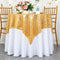 ShinyBeauty Sequin Tablecloth Table Linen Cover for Wedding Party Decor Backdrops ~1122S (54x54-Inch, Gold)