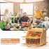 Required(14.9" 11" 15.3") BAMBANG Extra Large Bread Box, Double Layer Bread Box for Homemade Bread, Bamboo Wooden Bread