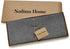 Solino Home Athena Linen Table Runner, 100% Pure Linen Charcoal Grey, 14 x 120 Inch, 120 Inches Long for Dining,