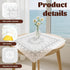 Yuomeaz 35 35 Inch White Lace Table Cloth, x Square Lace Tablecloth, Vintage Embroidered Style Crochet Tablecloths