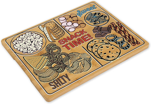 Farberware Snack Time Cutting Board, 11x14 Inch, Bamboo