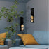 Set 2. 3" Lily's Home Metal Spiral Wall Candle Sconces of Elegant Wall Decorations for Living Room, Bedroom, Hallways