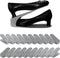One-Piece Shoe Slot Organizer 20 Pack, Space-Saving Stackers for Closet, Entryway &