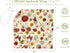 Bee's Wrap Vegan Beeswax Wraps - Organic Meadow Magic Sandwich Wrap, Reusable Bread Bags Made in USA, Eco-Friendly