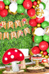 43 JeVenis PCS Mushroom Birthday Banner Party Decoration Mushroom Balloon Garden Party Birthday Banner Fairy Woodland