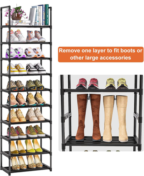 Closets,Shoes OYREL Shoe Rack, Sturdy Metal Shoe Rack Organizer,Narrow Shoe Racks for Rack,Shoe Stand,Shoe Shelf