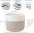 Woven Cotton Rope Plant Basket for 8" Flower Pot Small Basket for Plants Storage Organizer H7.5 x W8.5 by Oradrem