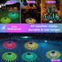 ZRYBOMY 6 IPX8 1 Pack RGB Solar Floating Pool Lights, Smart Auto ON/Off Pool Light with Lighting Modes, Waterproof LED