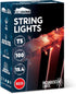 Indoor,100 Count Light,21.4 Joiedomi Christmas String Lights Mini Red FT Lighting Decor for Patio Dorm Classroom