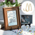 uxcell 3Pcs 4.3 Inch Iron Plate Stand for Display, Decorative Easel for Picture, Photo, Book, Gold