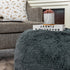 20x12 Fur Ottoman Stool Unstuffed Footstool Cover Floor Pouf NO Filler Foot Rest In Round Poof Seat Bean Bag Chair
