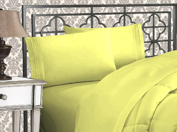 Elegant Comfort 1500 Thread Count Wrinkle & Fade Resistant Egyptian Quality Microfiber