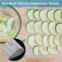 uxcell 19.5 x 14.6" White Silicone Dehydrator Sheets, 9 Pcs Non-Stick Reusable Fruit Dryer Mat for Food Dehydrator