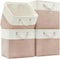 Cube Storage Bins 11 Inch Foldable Fabric Organizers with Handles, 4 Pack for Home, Closet, Toy, Book, Laundry