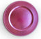 Charge It by Jay 13” Beaded Charger Plate - Decorative Melamine Service Plate for Upscale Events, Pink