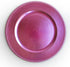 Charge It by Jay 13” Beaded Charger Plate - Decorative Melamine Service Plate for Upscale Events, Pink