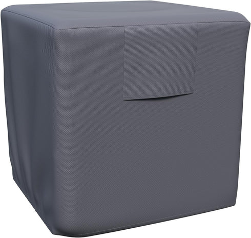 AKEfit Heavy Duty Waterproof Air Conditioner Cover for Outside, Durable Oxford Fabric, Veranda AC Protector - Grey
