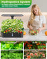 24W Adjustablewith,12 Hydroponics Growing System Kits,Smart Indoor Herb Garden with LED Grow Light Planting Height Pods