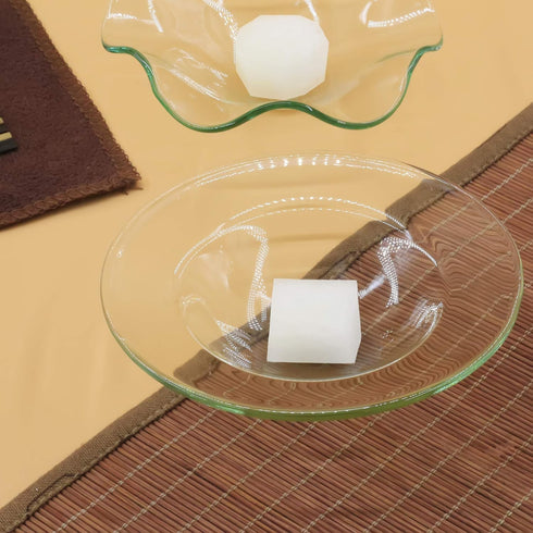 Replacement Oil Warmer Dish for Wax Melt Warmer, Bowl Plate Lid Tray for Aroma Therapy Lamp Electric Lamps