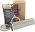 Cold Brew Coffee Filter & Lid - Stainless Steel, 80 Micron Woven, Fits Half Gallon Wide Mouth Mason Jars