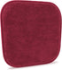 Wine Red Kitchen Chairs Cushions Non Slip Foam Office Seat Cushions Washable