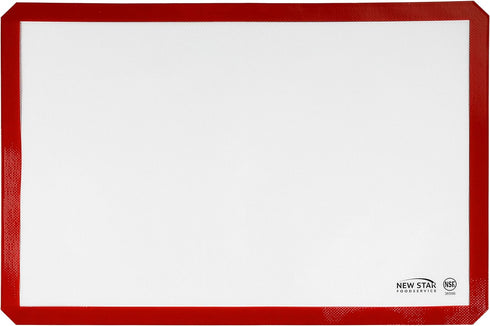 New Star Foodservice Commercial Grade Silicone Baking Mat, Non-Stick Pan Liner, 17 x 25 Inch