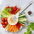PCTC Stainless Steel Chopped Green Onion Knife, Sharp Vegetable Cutter for Kitchen Cutting, 1 Pack