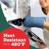 Big Red House Silicone Oven Mitts - Blue Denim Set of 2, 12.5" - Heat Resistant Kitchen Gloves