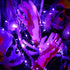 Brizled Purple Halloween Lights, 19.47ft 60 LED Battery Powered Twinkle/Steady On String Lights