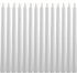 White Taper Candles - Set of 14 Dripless 10 inch Tall, 3/4 inch Thick - 7.5 Hour Clean Burning
