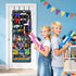 Over The Door Organizer for Toy Guns, Toy Storage, Toys Organizer with Pockets, Hook&Loop Straps for Foam Blasters