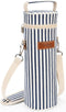 Tirrinia Insulated Single Wine Cooler Bags - Padded Portable Wine Gift Tote Carrier for Travel, BYOB, Wine Tasting,