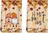 XCHI Fall Pumpkin Gnome Maple Leaves Dish Towels 18x26 Inch Hand Kitchen