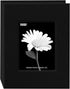 Pioneer Deep Black 24 Pocket Fabric Frame Cover Photo Album