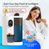 HEALNIX (20.3 oz) 4X Countertop Set Automatic Mouthwash Dispenser for Bathroom - Touchless Smart Mouth Wash Dispenser
