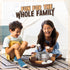 Nostalgia Tabletop Indoor Electric S'mores Maker, Smores Kit with Roasting Sticks and 4 Tray Lazy Susan, Brown