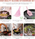 Kitchen Utensils Set, 12 Pieces Silicone Cooking Utensils (Dishwasher Safe), 392°F Heat Resistant Spatula Set for