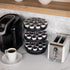 Mind Reader Single Serve Coffee Pod Carousel - 45 Pod Capacity, Countertop Organizer, 9.5" L x 9.5" W x 11.75" H (Black)