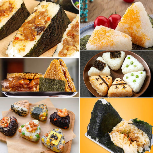 Onigiri Mold Triangle, 2 Pack Rice Ball Mold Sushi Makers for Kids Bento