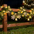 50 Count (50 Count 13FT) Meteds Christmas Lights Clear Mini Lights Green Wire UL Certified Connectable Warm White
