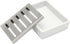 Ceramic Soap Dish - Stainless Steel Soap Holder for Bathroom and Shower, Double Layer Draining Soap Box