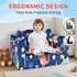 2-in-1 Kids Couch Sofa Toddler Sofa Dinosaur Foldable Toddler Couch Bed Flip Open Kids Chair for Playroom Bedroom Gift