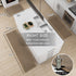 Kitchen Mat 1 PCS, Cushioned Non Slip Rugs for Kitchen Floor, Absorbent Runner Mats for Home, Office (Brown, 17.3"x47")