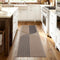 COZYLOOM 2x6 Striped Kitchen Rugs Non Slip Washable, Easy Jute Runner Rug for