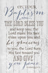 DEXSA On Your Baptism New Horizons Wood Plaque with Easel - Made in the USA